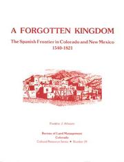 A forgotten kingdom by Frederic J. Athearn