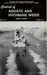 Cover of: Control of aquatic and ditchbank weeds