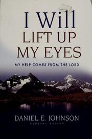 Cover of: I will lift up my eyes | 