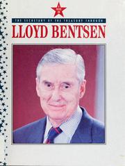Cover of: The Secretary of the Treasury through Lloyd Bentsen