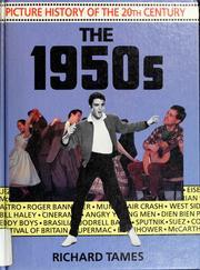 Cover of: The 1950s by Richard Tames