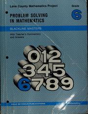 Cover of: Problem solving in mathematics