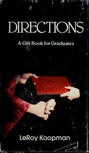 Cover of: Directions: a gift book for graduates