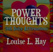 Cover of: Power thoughts: 365 daily affirmations