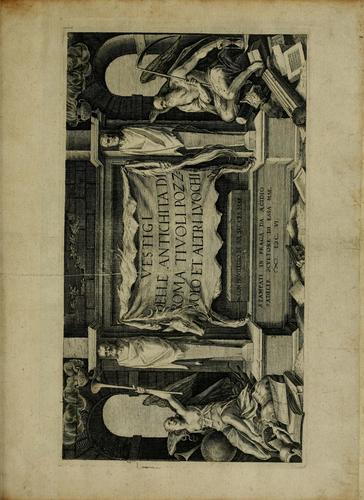 Vestigi delle antichita di Roma, Tiuoli, Pozzuolo et altri luochi by Ægidius Sadeler