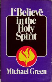 Cover of: I believe in the Holy Spirit