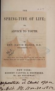 Cover of: The spring-time of life by Magie, David