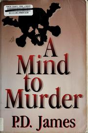 Cover of: A  mind to murder | P. D. James