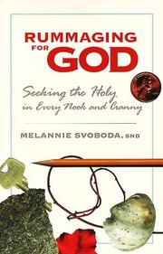 Cover of: Rummaging for God by Melannie Svoboda