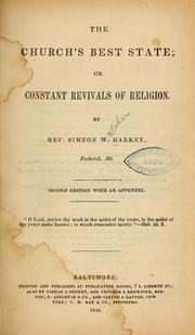 Cover of: The church's best state: or, Constant revivals of religion