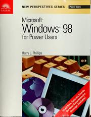 Cover of: New perspectives on Microsoft Windows 98 for power users