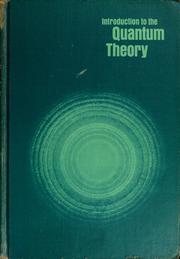 Cover of: Introduction to the quantum theory by David Allen Park
