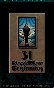 Cover of: 31 keys to a new beginning