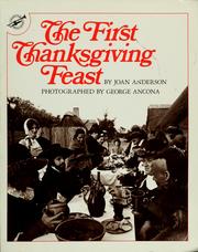 Cover of: The first Thanksgiving feast