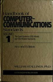 Cover of: Handbook of Computer-Communications Standards: Local Area Network Standards (Stallings, William//Handbook of Computer-Communications Standards)