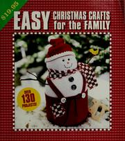 Cover of: Easy Christmas crafts for the family