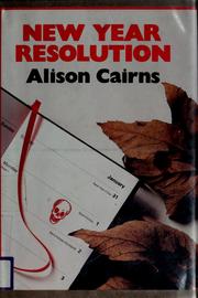Cover of: New Year resolution | Alison Cairns
