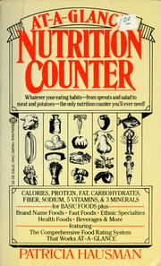 Cover of: At-a-glance nutrition counter