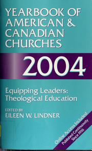 Cover of: Yearbook of American & Canadian churches, 2004