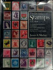 Cover of: The dictionary of stamps in color by Mackay, James A.