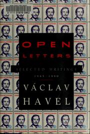 Cover of: Openletters: selected writings, 1965-1990