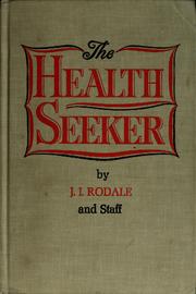 Cover of: The health seeker
