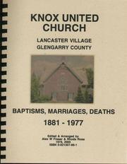 Knox United Church, Lancaster Village, Glengarry County by Alex W. Fraser