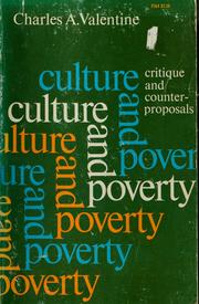 Cover of: Culture and poverty: critique and counter-proposals