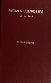 Cover of: Women composers: a handbook