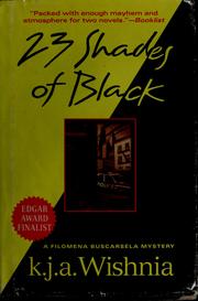 Cover of: 23 shades of black