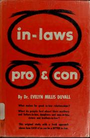 Cover of: In-laws, pro & con | Evelyn Ruth Millis Duvall