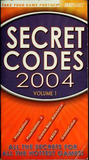 Cover of: Secret codes 2004 by BradyGames (Firm)