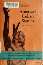 Cover of: America's Indian statues