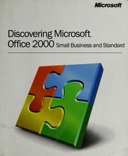 Cover of: Discovering Microsoft Office 2000 by 