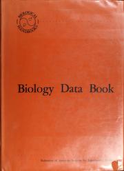 Cover of: Biology data book. by Philip L. Altman