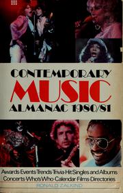 Cover of: Contemporary music almanac, 1980-81