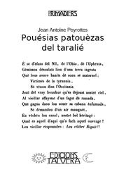 Cover of: Pouésias patouèzas del taralié