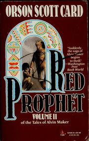 Cover of: Red prophet by Orson Scott Card