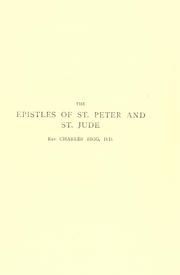 Cover of: A critical and exegetical commentary on the Epistles of St. Peter and St. Jude by Charles Bigg