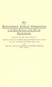 Cover of: A critical and exegetical commentary on Haggai, Zechariah, Malachi and Jonah by Hinckley Gilbert Thomas Mitchell