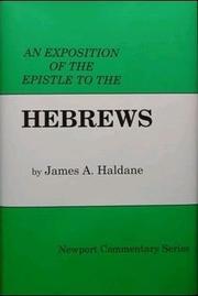 Cover of: Notes intended for an exposition of the Epistle to the Hebrews