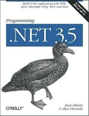 Cover of: Programming .NET 3.5 by Jesse Liberty, Alex Horovitz