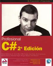 Cover of: Professional C#