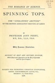 Cover of: Spinning tops by Perry, John