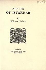 Cover of: Apples of Istakhar by William Lindsey