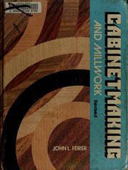 Cover of: Cabinetmaking and millwork
