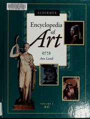 Cover of: Schirmer encyclopedia of art by Ann Landi