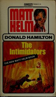 Cover of: The intimidators | Donald Hamilton