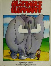 Cover of: Alistair's elephant