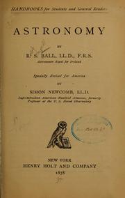 Cover of: Astronomy | Ball, R[obert] S[tawell] Sir
